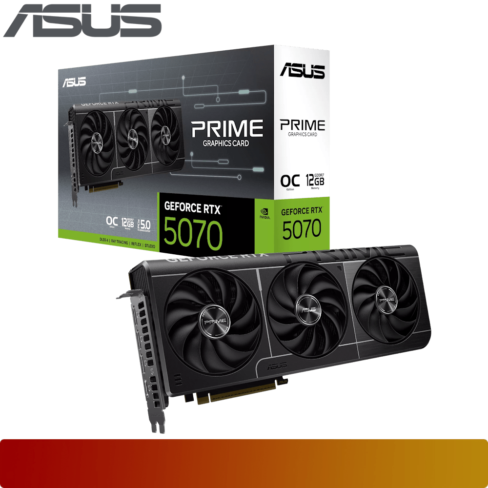 ASUS PRIME GeForce RTX 5070 12GB GDDR7 OC Edition - 1 - Nano Komputer
