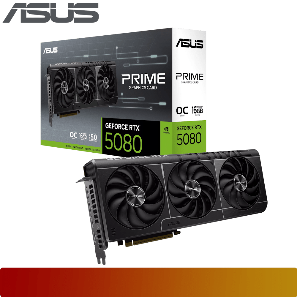 ASUS PRIME GeForce RTX 5080 16GB GDDR7 OC Edition - 1 - Nano Komputer
