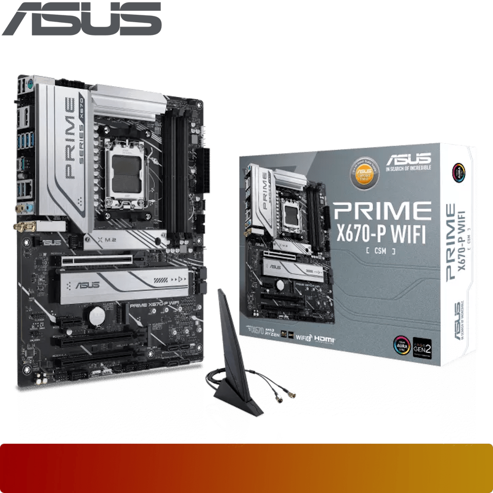 ASUS PRIME X670-P WIFI-CSM | Motherboard AMD X670 Ryzen AM5-1-Nano Komputer