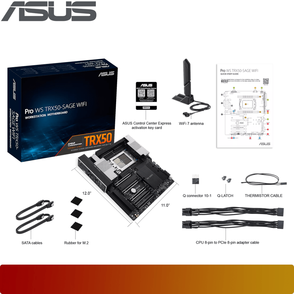 ASUS Pro WS TRX50 - SAGE WIFI - 4 - Nano Komputer