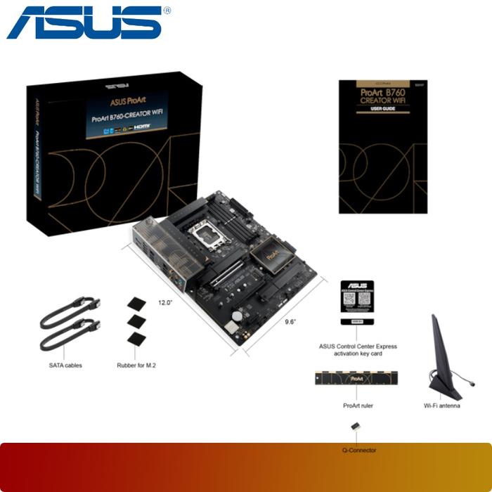 ASUS ProArt B760 - CREATOR WIFI | Intel B760 LGA 1700 DDR5 ATX - 6 - Nano Komputer
