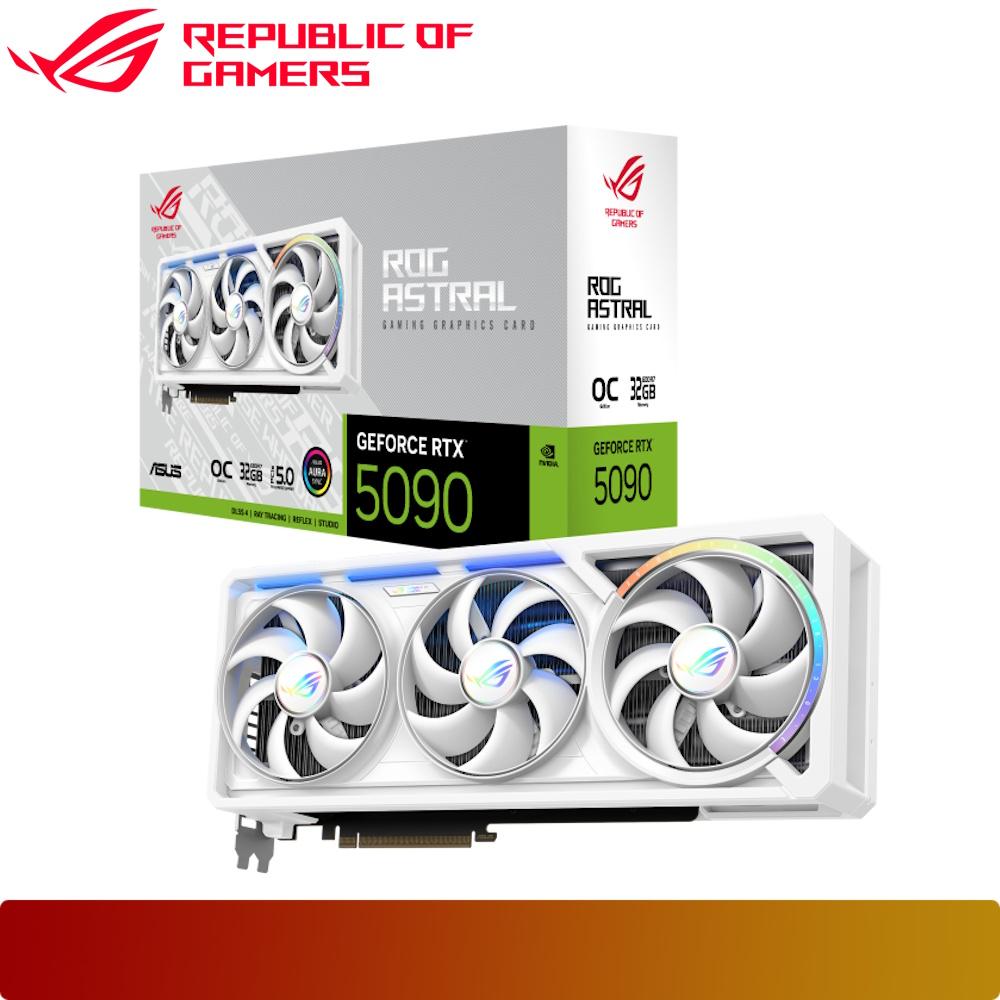 ASUS ROG Astral GeForce RTX 5090 32GB GDDR7 WHITE OC Edition - 1 - Nano Komputer