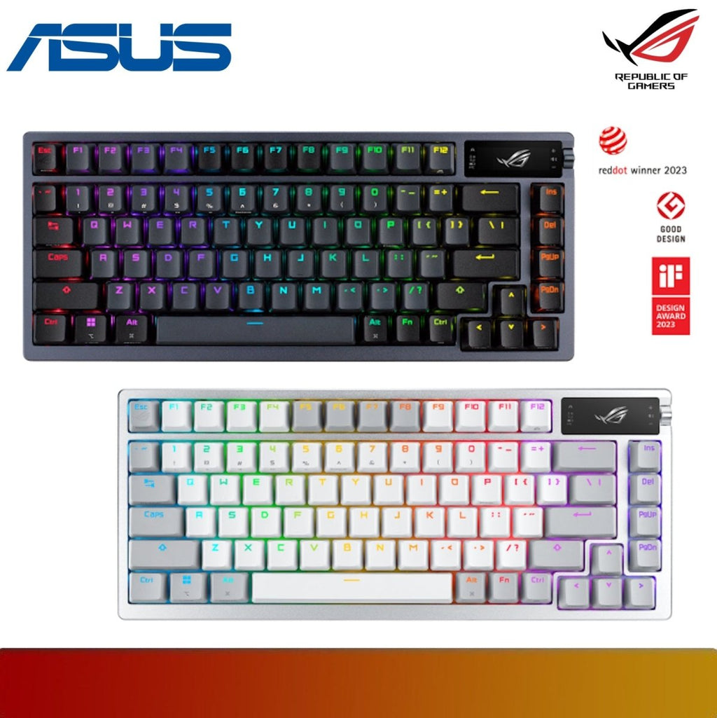 ASUS ROG Azoth Gaming Keyboard - 1 - Nano Komputer