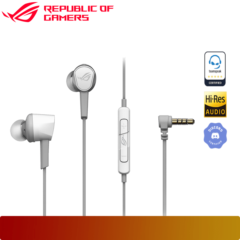 ASUS ROG Cetra II Core Moonlight White Gaming Headphones - 1 - Nano Komputer