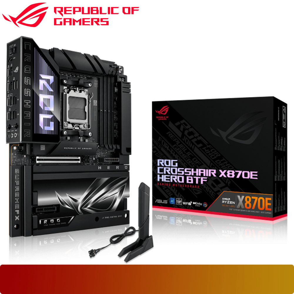 ASUS ROG CROSSHAIR X870E HERO BTF - 1 - Nano Komputer