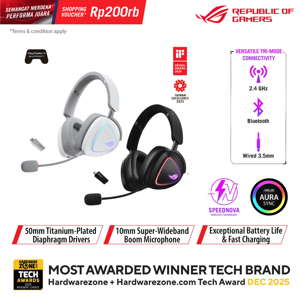 ASUS ROG Delta II Gaming Headset-1-Nano Komputer