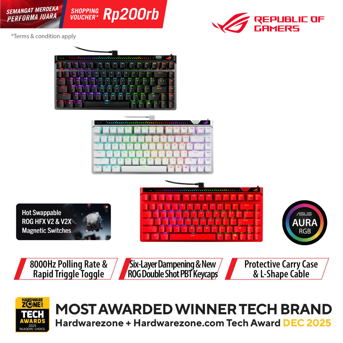 ASUS ROG Falchion Ace 75 HE Gaming Keyboard-1-Nano Komputer