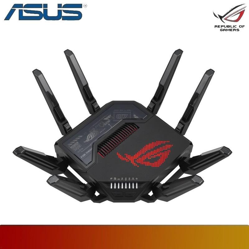 ASUS ROG PWP GREAT DEALS Bundle Rapture GT-BE98 WiFi 7 Gaming Router + Harpe Mini Core Gaming Mouse-2-Nano Komputer
