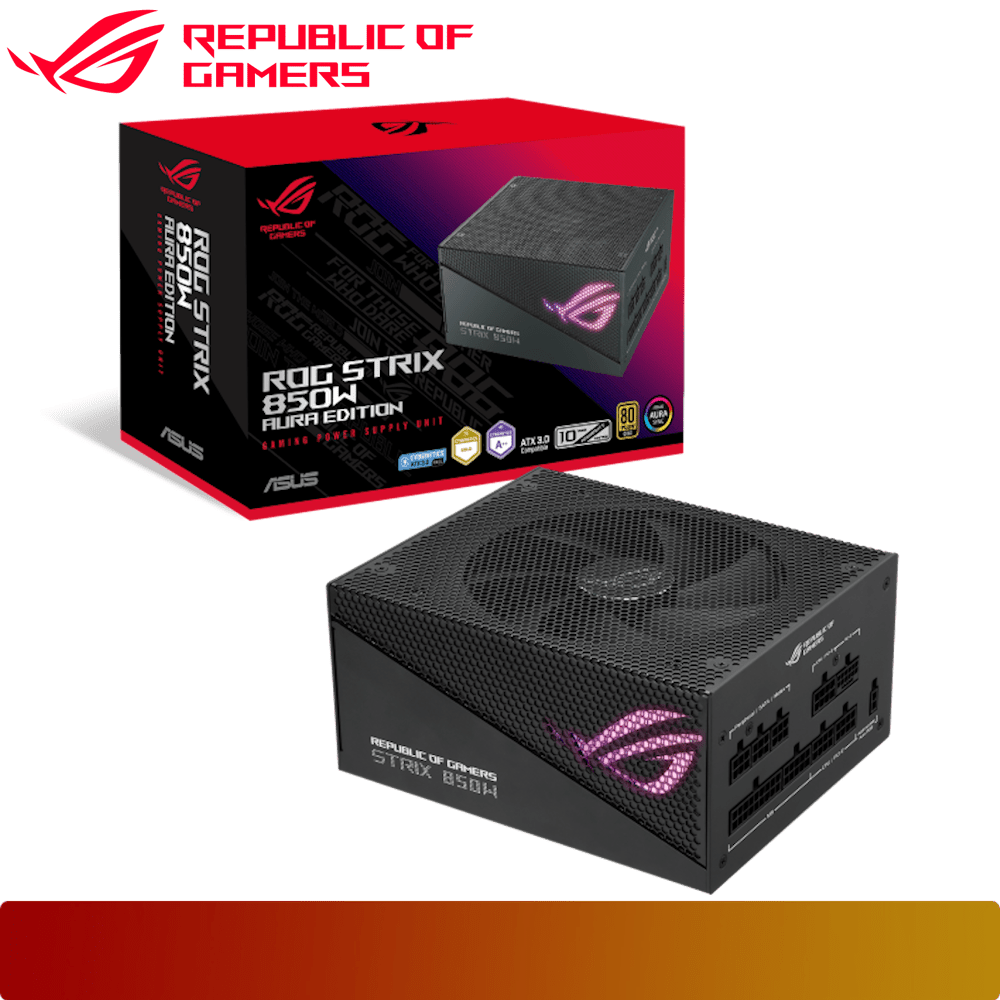 ASUS ROG STRIX 850W Gold Aura Edition - 1 - Nano Komputer
