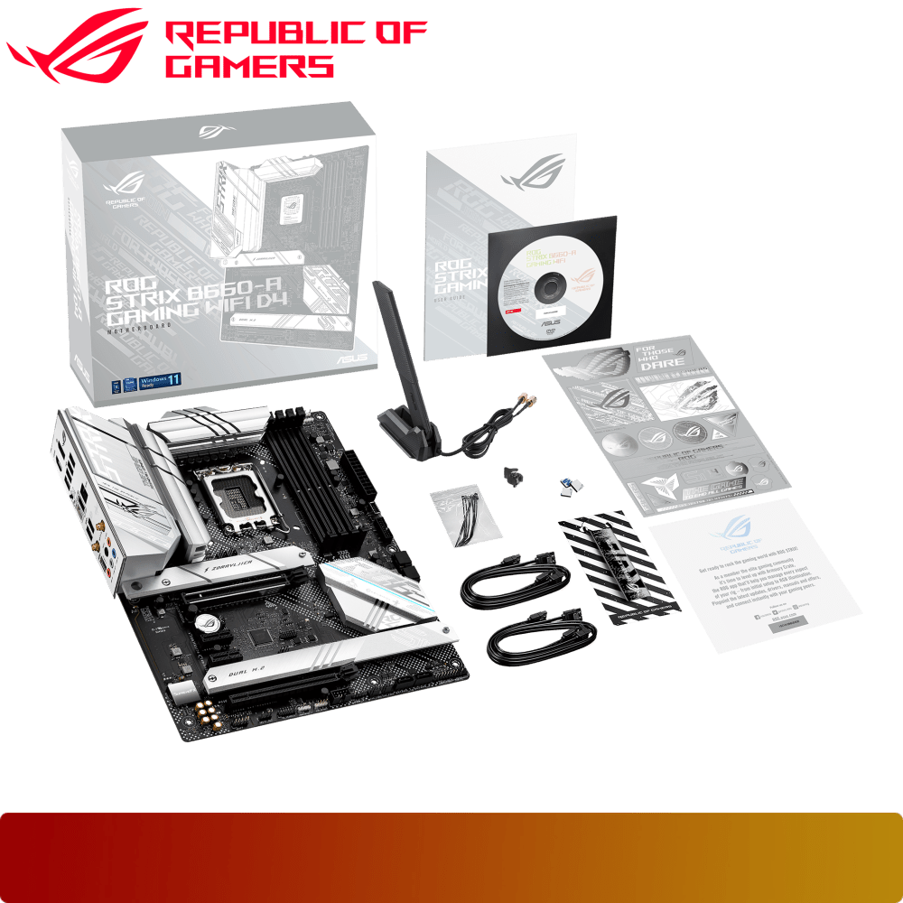 ASUS ROG STRIX B660-A GAMING WIFI D4 | Intel B660 LGA 1700 DDR4 ATX-10-Nano Komputer