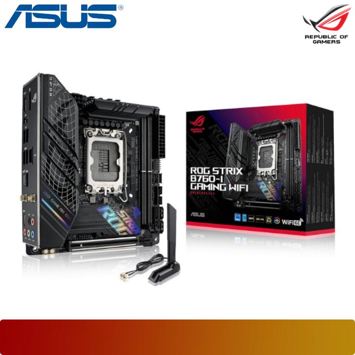 ASUS ROG STRIX B760 - I GAMING WIFI | Intel B760 LGA 1700 DDR5 Mini - ITX - 1 - Nano Komputer