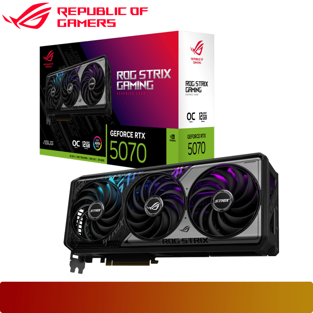ASUS ROG Strix GeForce RTX 5070 12GB GDDR7 OC Edition - 1 - Nano Komputer