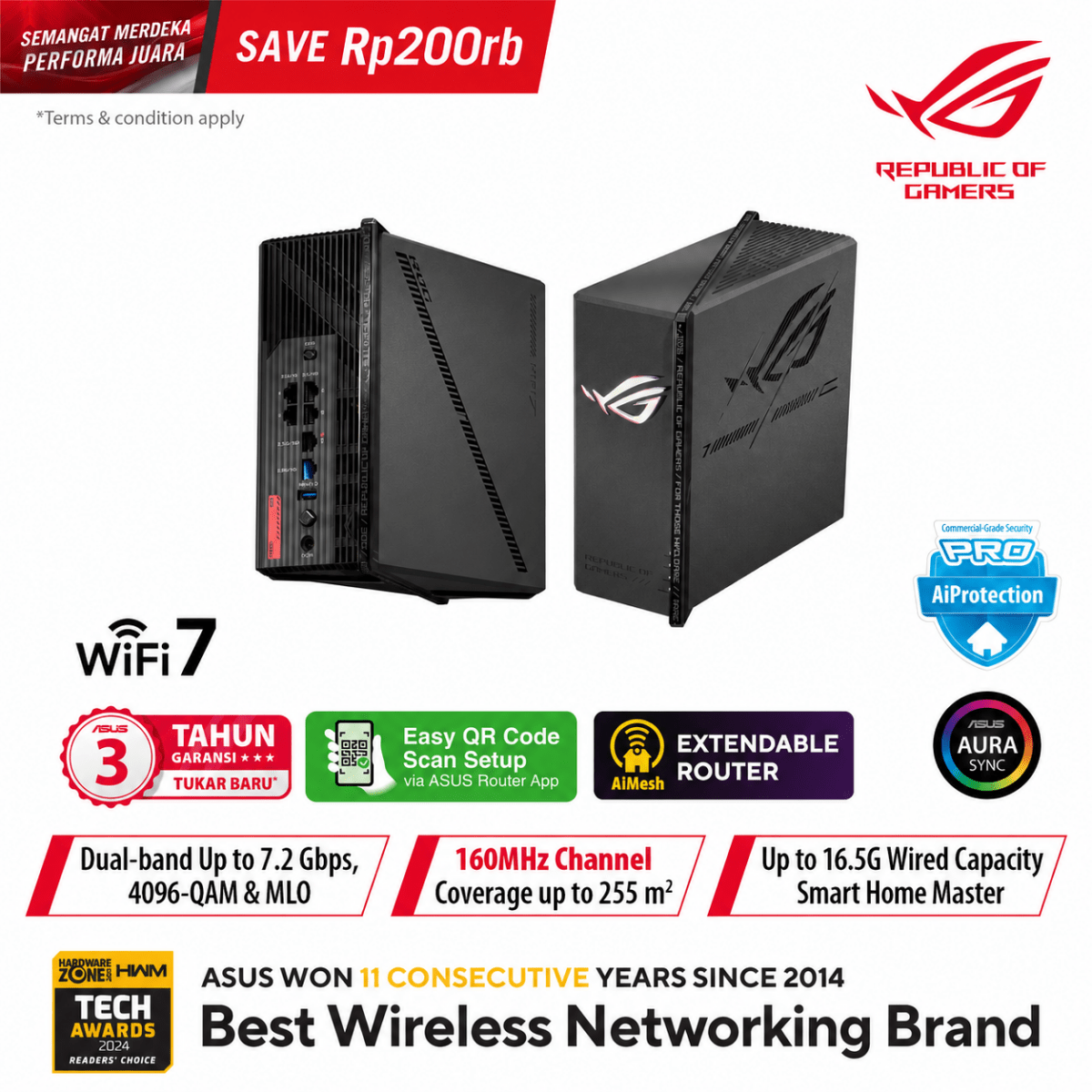 ASUS ROG Strix GS-BE7200X-1-Nano Komputer