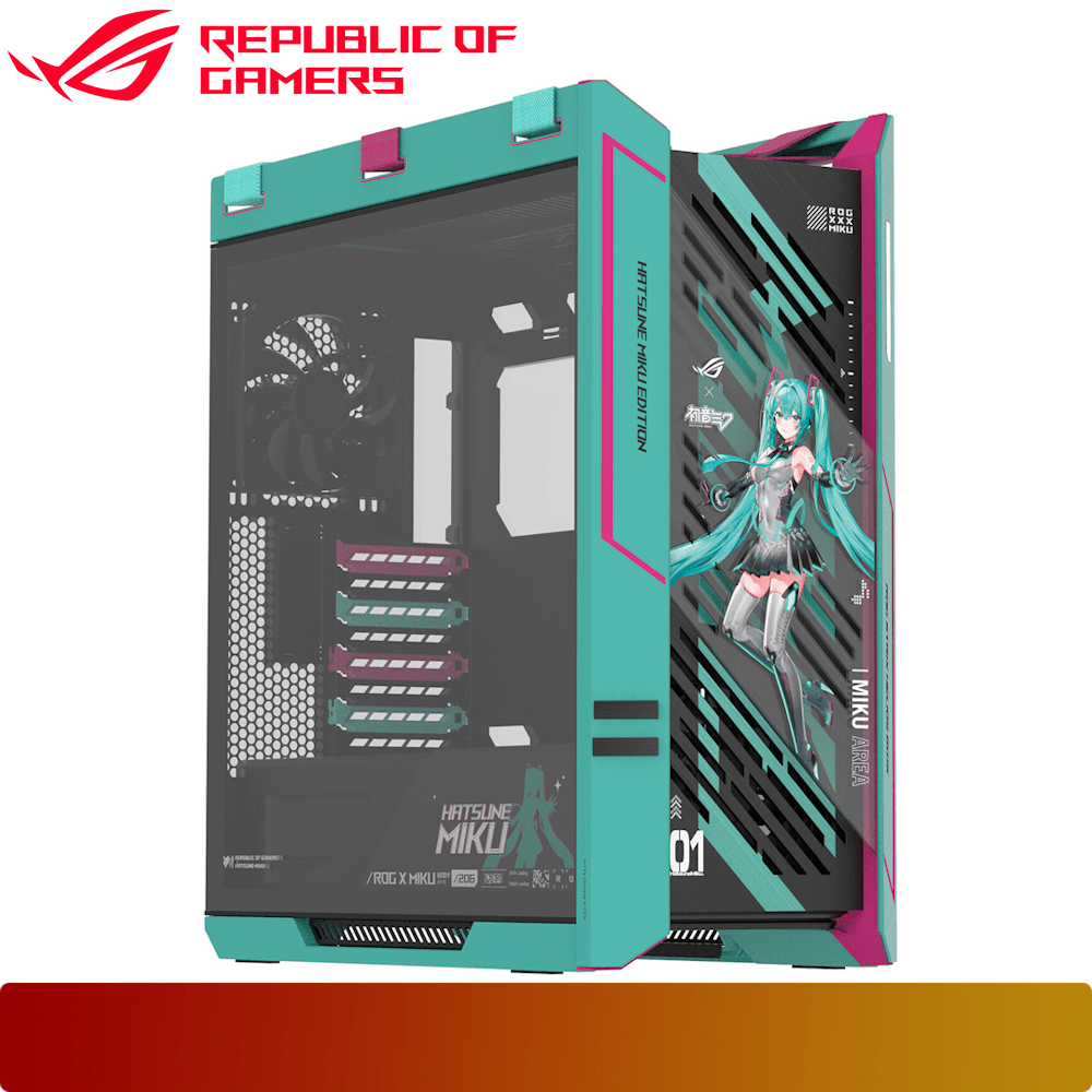 ASUS ROG Strix Helios II Hatsune Miku Edition - 1 - Nano Komputer