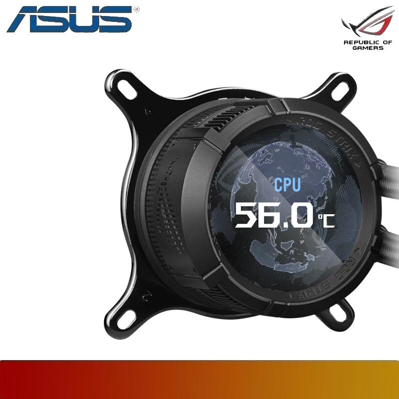 ASUS ROG STRIX LC III 360 ARGB LCD | 360mm Liquid CPU Cooler with 2.1" Full Color IPS LCD - 4 - Nano Komputer