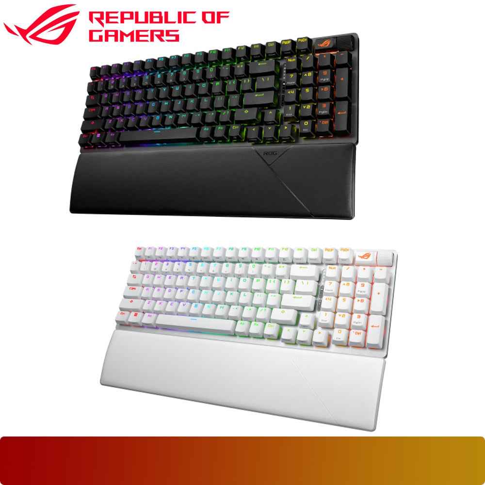 ASUS ROG Strix Scope II 96 Wireless Gaming Keyboard - 2 - Nano Komputer