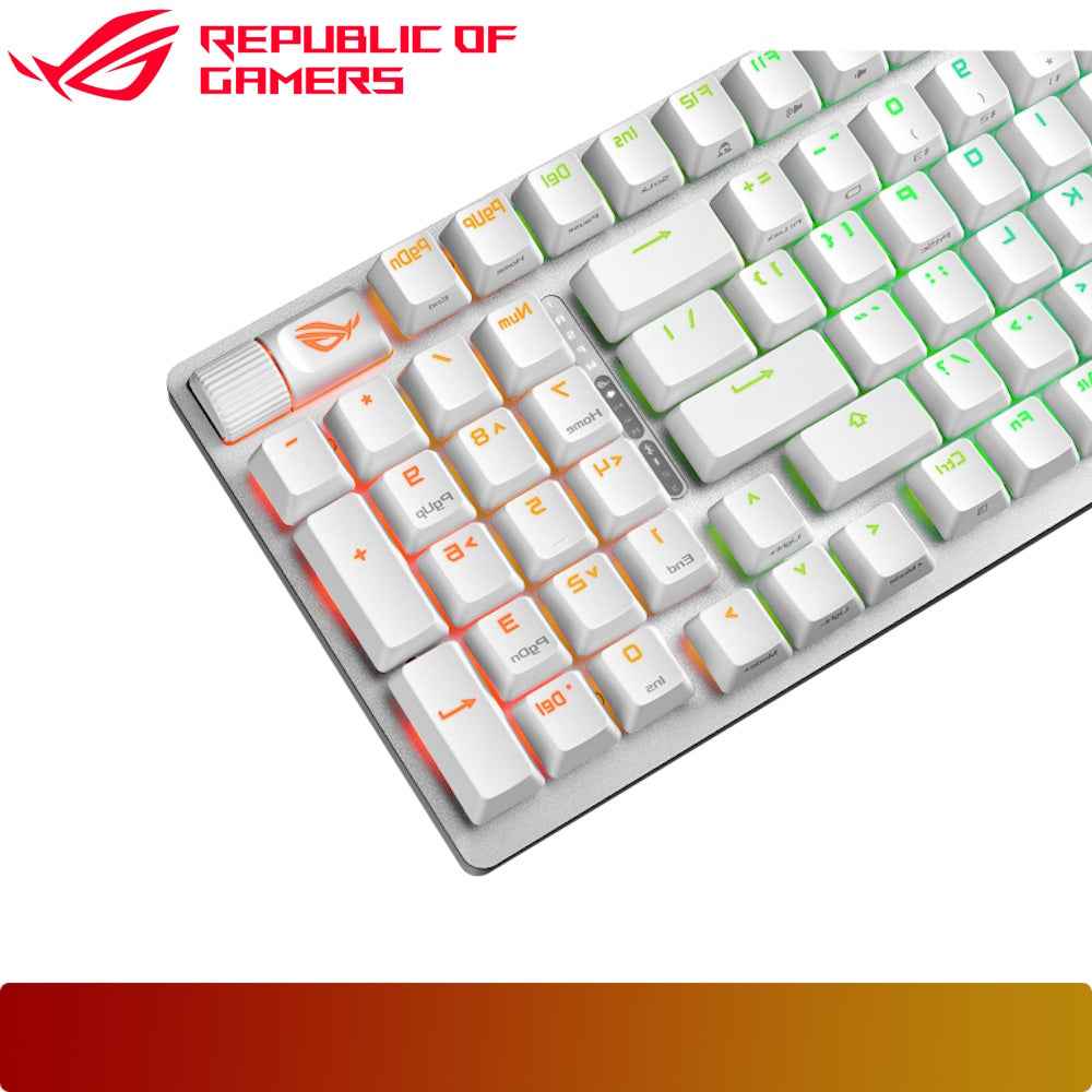 ASUS ROG Strix Scope II 96 Wireless Gaming Keyboard - 6 - Nano Komputer
