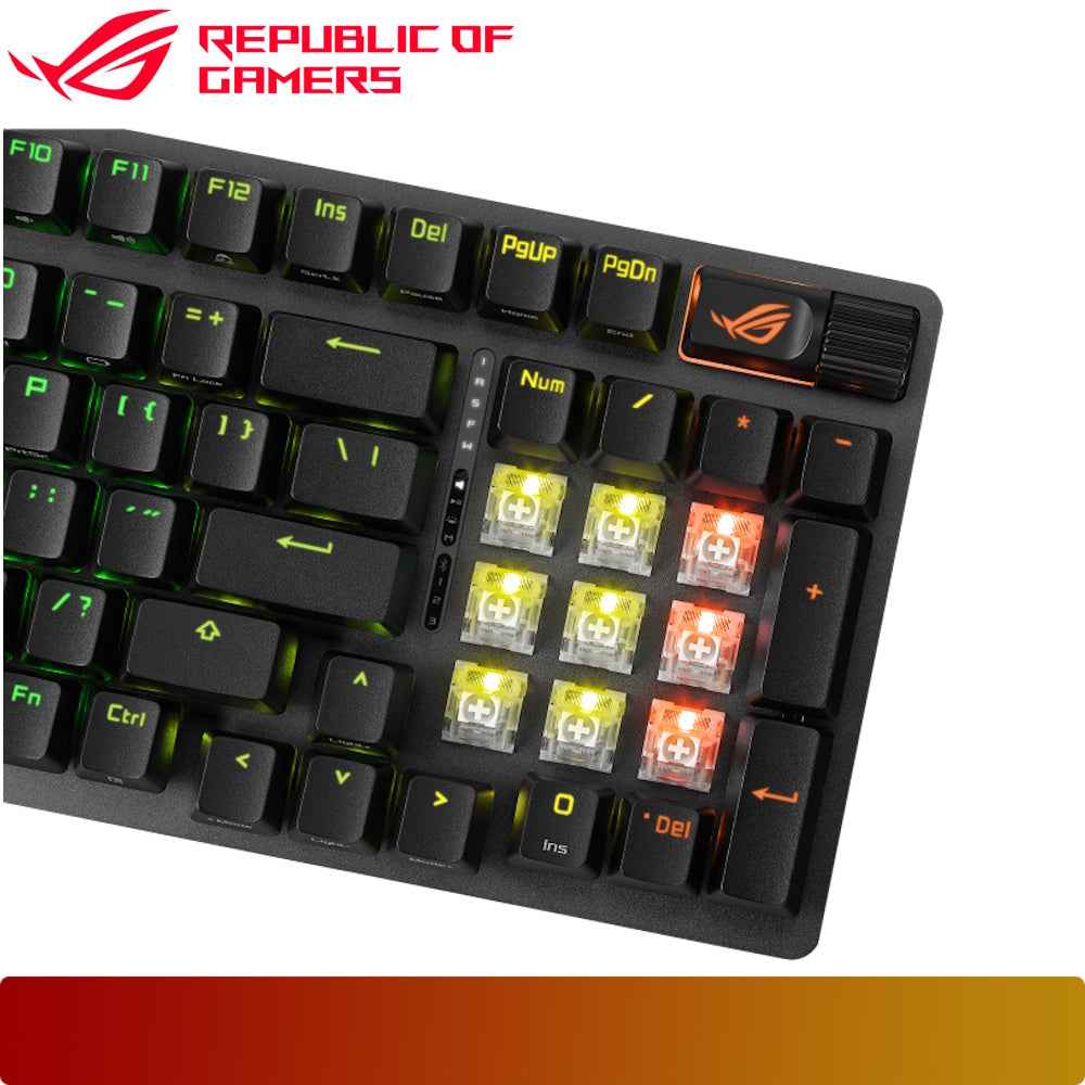 ASUS ROG Strix Scope II 96 Wireless Gaming Keyboard - 7 - Nano Komputer