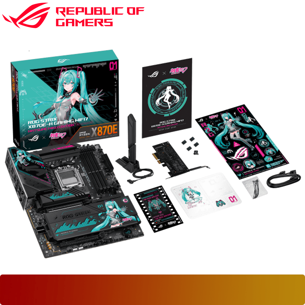 ASUS ROG STRIX X870E - H GAMING WIFI7 HATSUNE MIKU EDITION - 7 - Nano Komputer