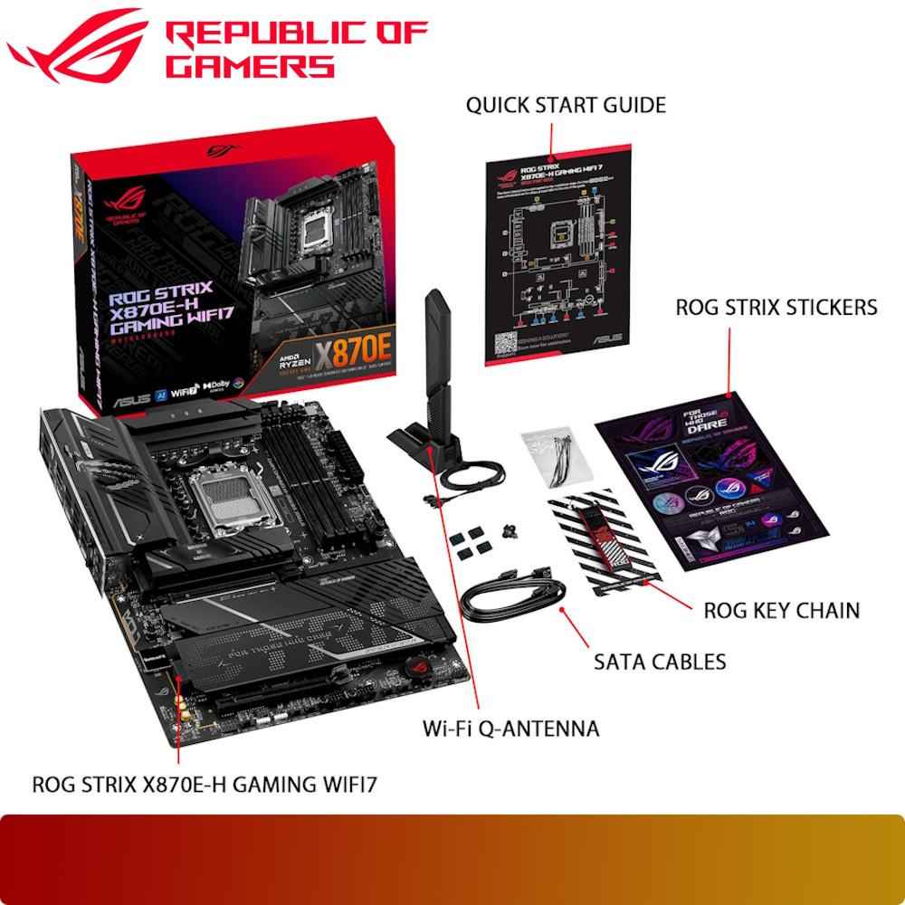 ASUS ROG STRIX X870E - H GAMING WIFI7 - 7 - Nano Komputer