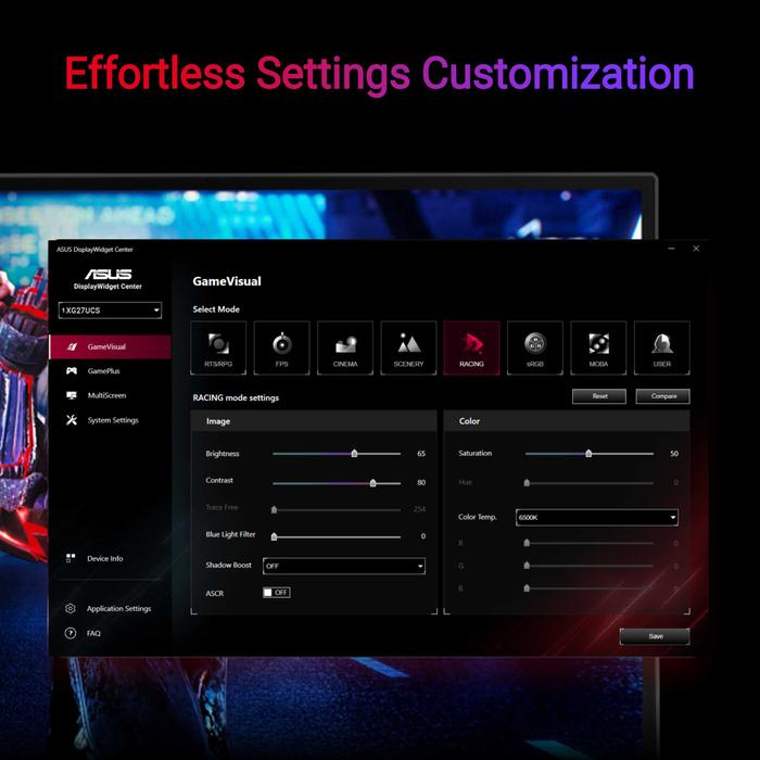 ASUS ROG Strix XG27UCS | 4K Gaming Monitor 27Inch Fast IPS 160Hz 1ms G - Sync - 6 - Nano Komputer