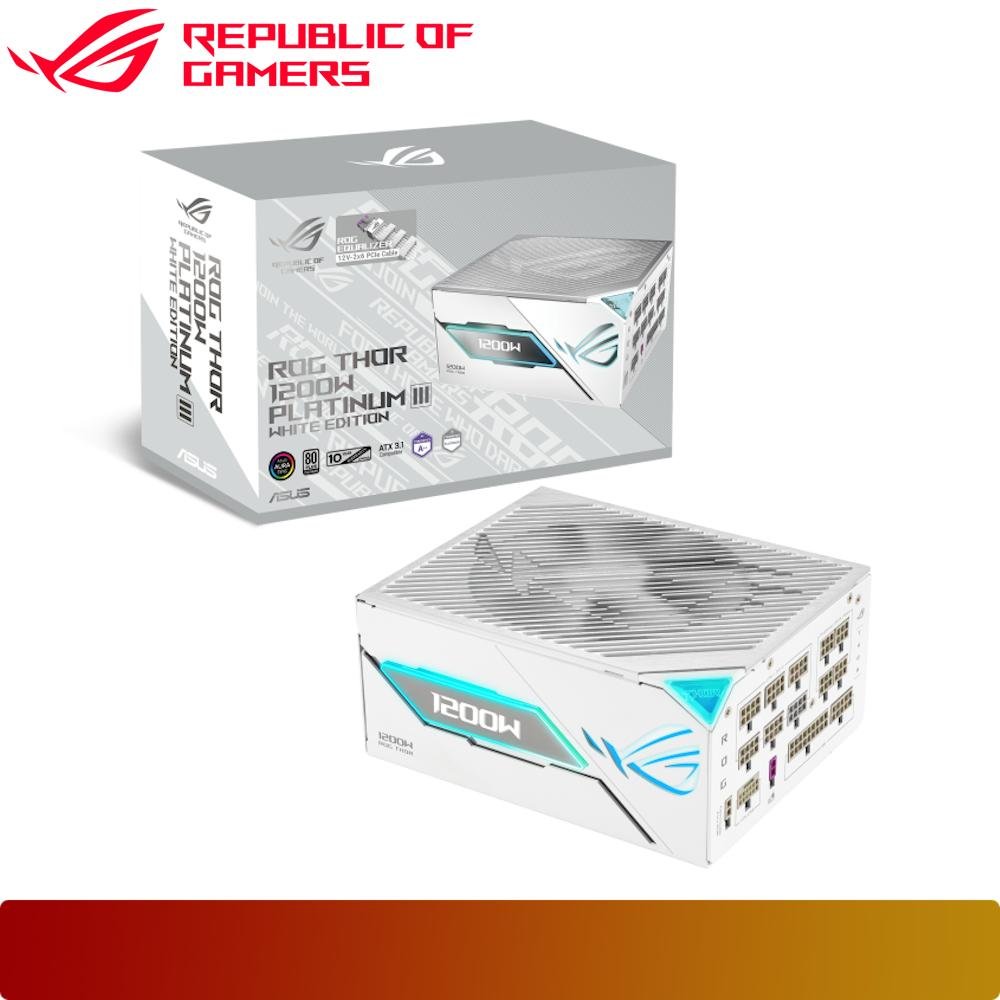 ASUS ROG Thor 1200W Platinum III White Edition (ROG Equalizer)-1-Nano Komputer