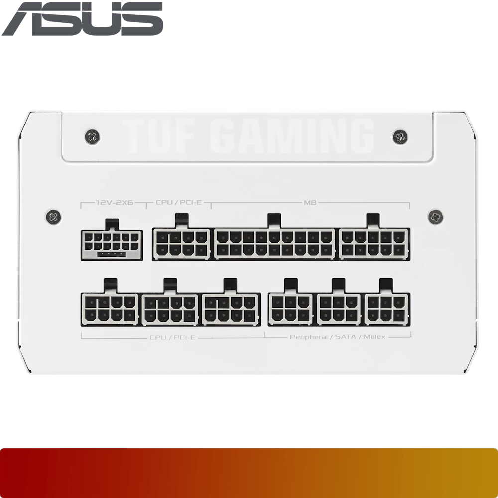 ASUS TUF Gaming 1000W Gold White Edition - 6 - Nano Komputer