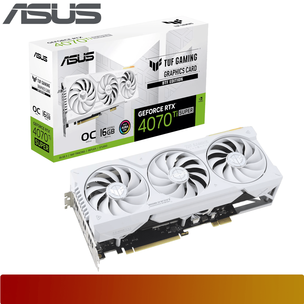 ASUS TUF Gaming GeForce RTX 4070 Ti SUPER BTF White OC Edition 16GB GDDR6X - 1 - Nano Komputer