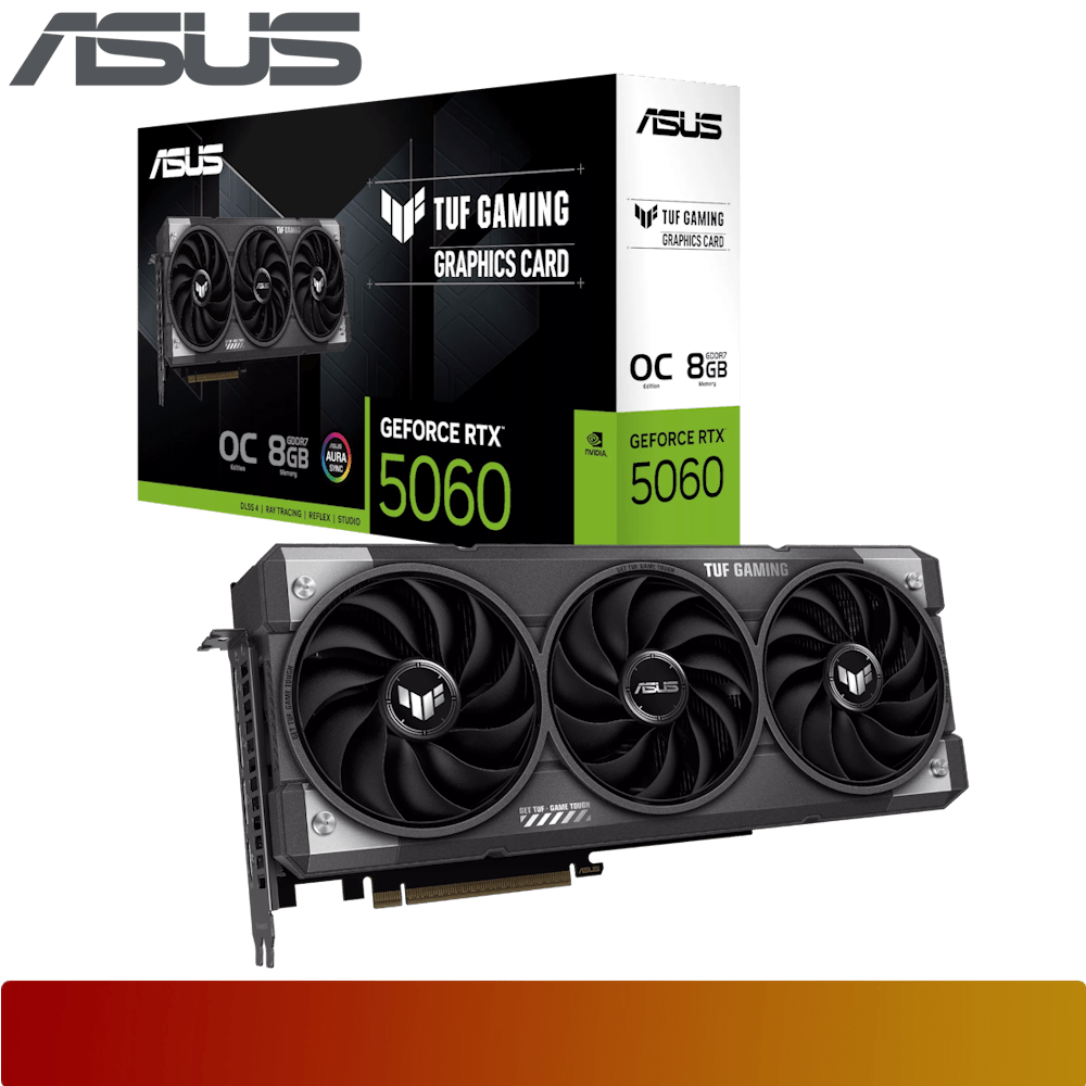 ASUS TUF Gaming GeForce RTX 5060 8GB GDDR7 OC Edition - 1 - Nano Komputer