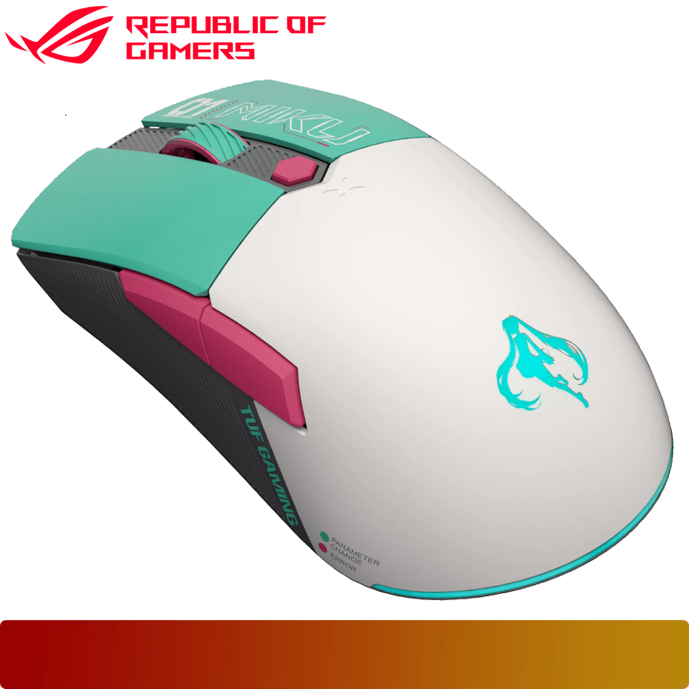 ASUS TUF GAMING Mini Wireless Mouse Hatsune Miku Edition - 2 - Nano Komputer