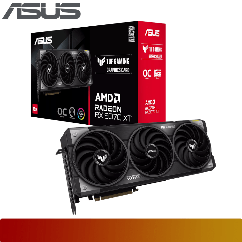 ASUS TUF Gaming Radeon RX 9070 XT OC Edition 16GB GDDR6 - 1 - Nano Komputer
