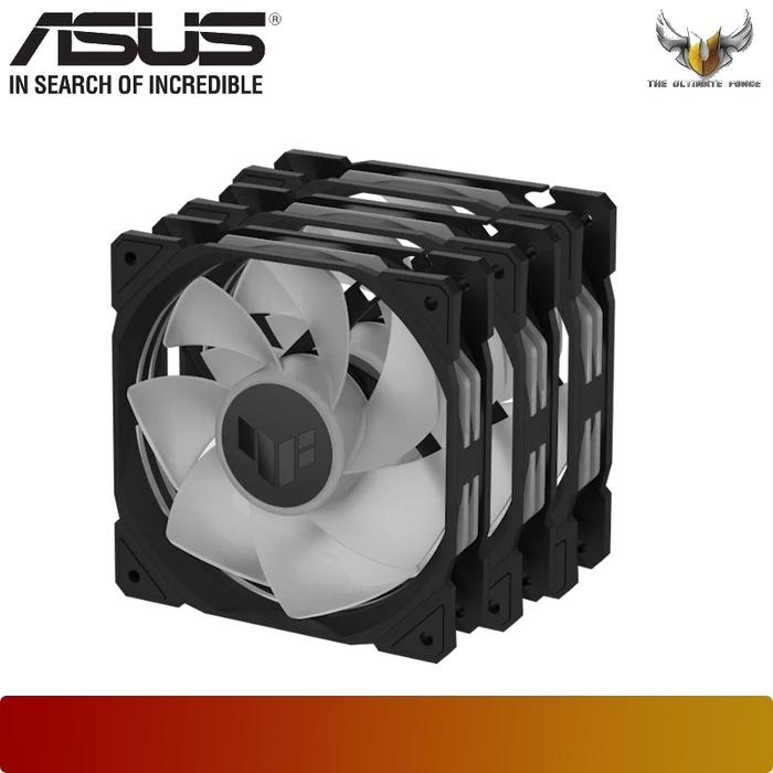 ASUS TUF Gaming TR120 ARGB Reverse Fan Triple Pack with an Extra - Thick 28mm Fan Frame - 2 - Nano Komputer