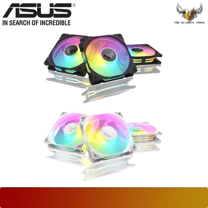 ASUS TUF Gaming TR120 ARGB Reverse Fan Triple Pack with an Extra - Thick 28mm Fan Frame - 1 - Nano Komputer