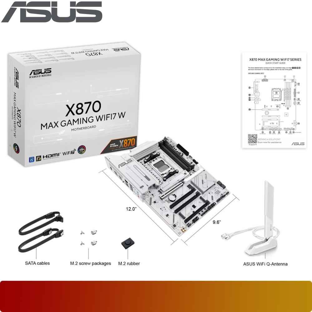 ASUS X870 MAX GAMING WIFI7 W - 8 - Nano Komputer