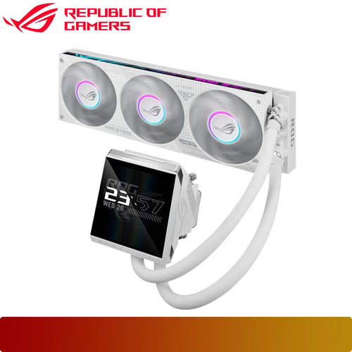 ASUS ROG Strix LC IV 360 ARGB LCD White Edition