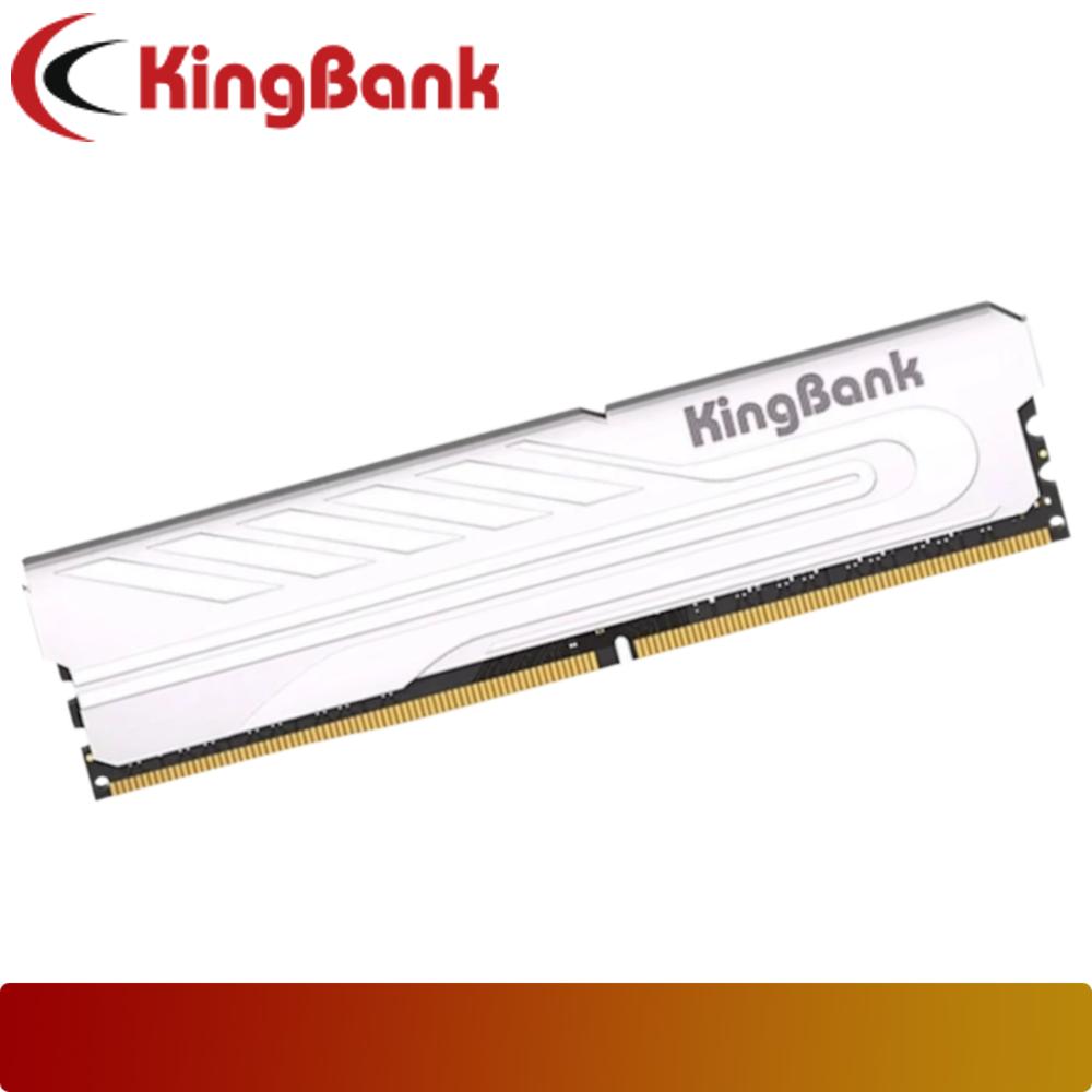 KINGBANK FP049D7206 | Classic Heatsink 16GB (1x16GB) DDR4 DRAM 3200Mhz CL16 AMD EXPO & Intel XMP Memory Kit  - Silver