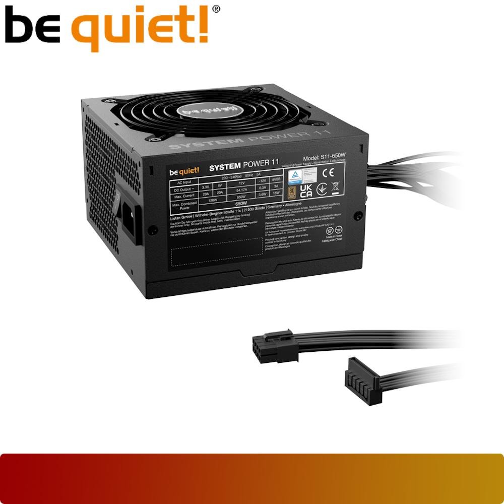 BE QUIET! SYSTEM POWER 11 U 650W-3-Nano Komputer
