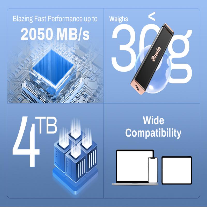 BIWIN PD2000 2TB Portable SSD - 2 - Nano Komputer