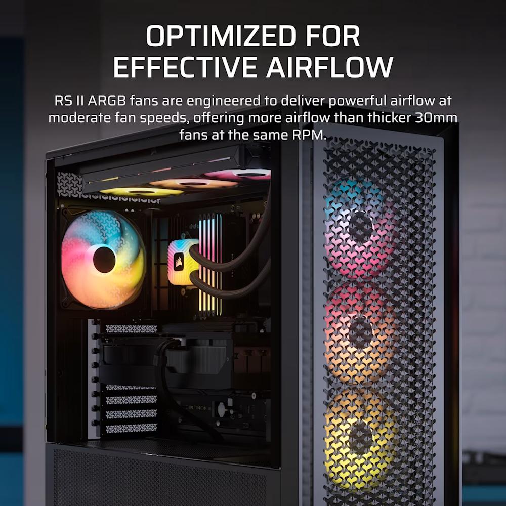 CORSAIR RS360 II ARGB Unified Frame PWM Fans