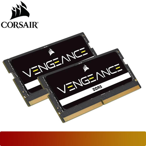 CORSAIR VENGEANCE DDR5 SODIMM 32GB (2x16GB) DDR5 5600MT/s CL48 Memory Laptop Black