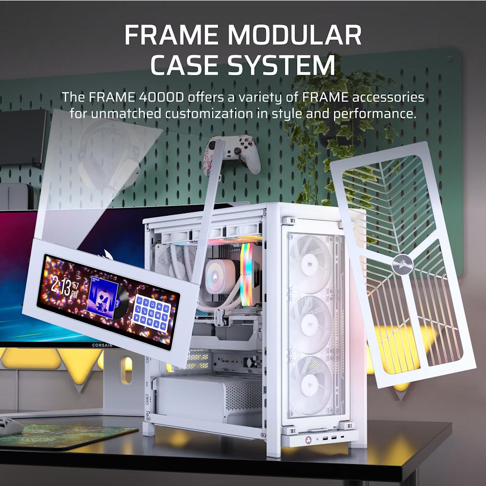 CORSAIR FRAME 4000D WOOD RS Modular Mid-Tower PC Case