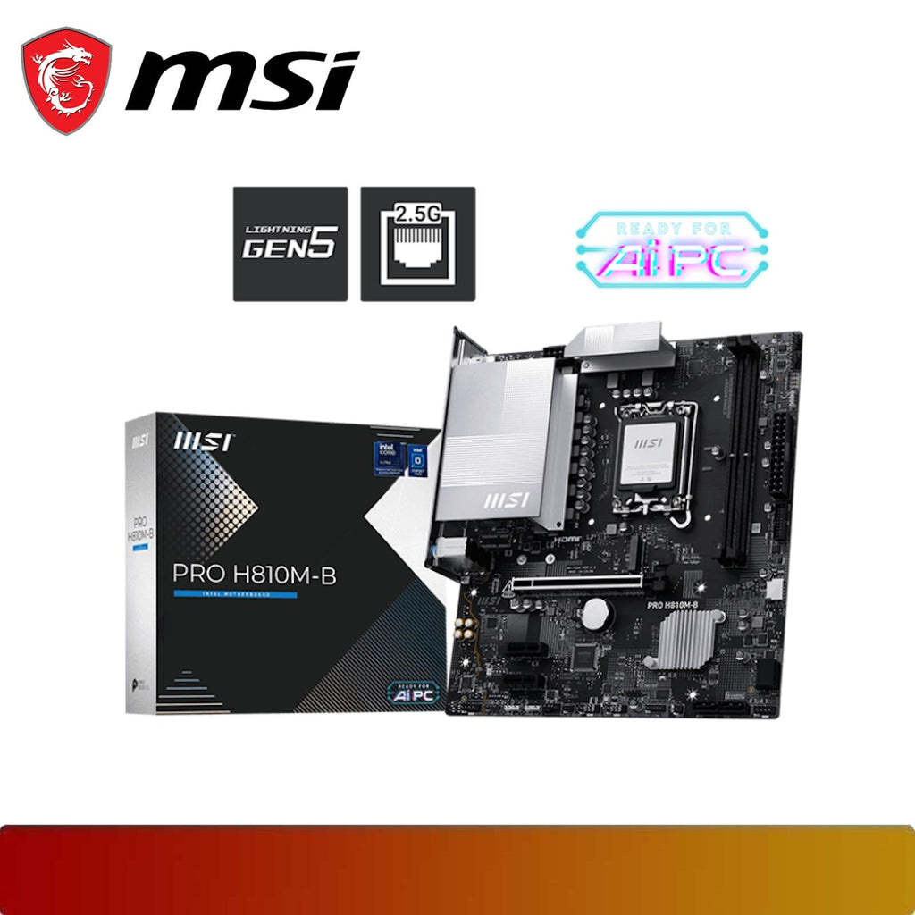 MSI PRO H810M-B | Motherboard Intel H810 LGA 1851 DDR5 mATX