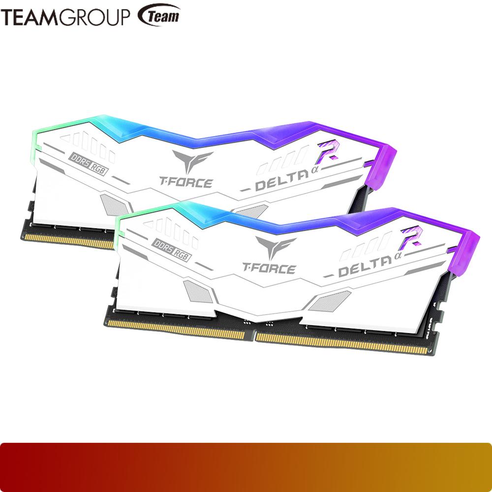 TEAM DELTA a RGB 16GB (2x8GB) DDR5 6000MT/s Kit CL38 White