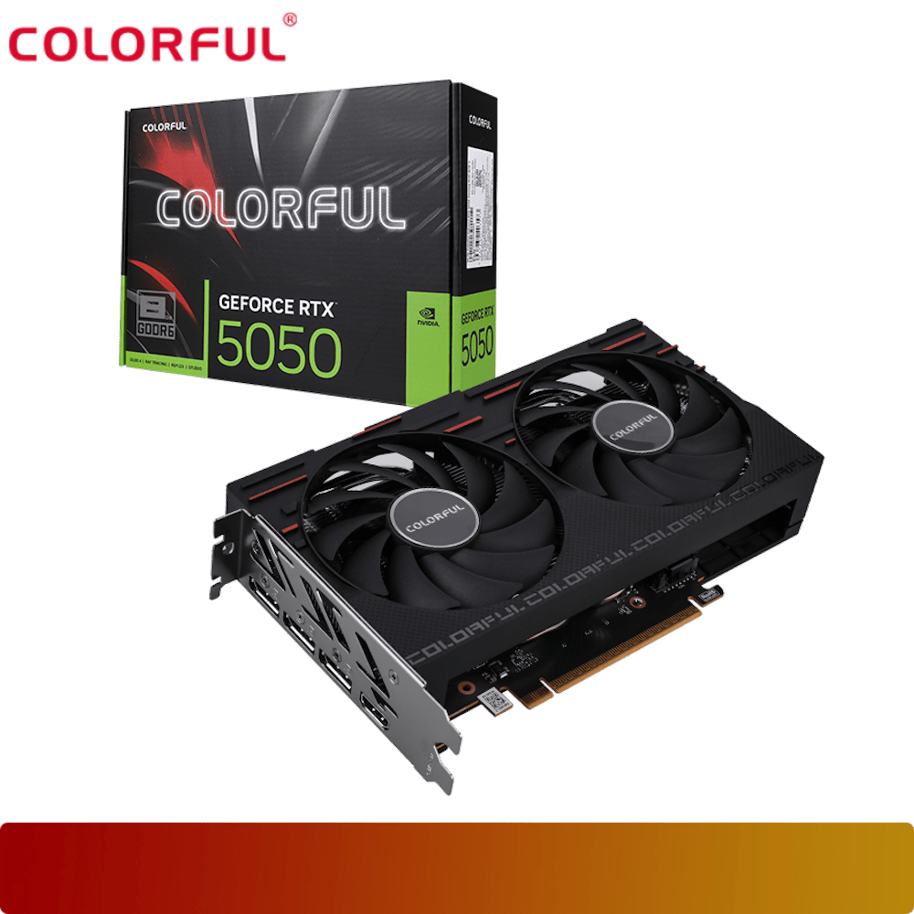 COLORFUL GeForce RTX 5050 Gaming DUO 8GB-V-1-Nano Komputer