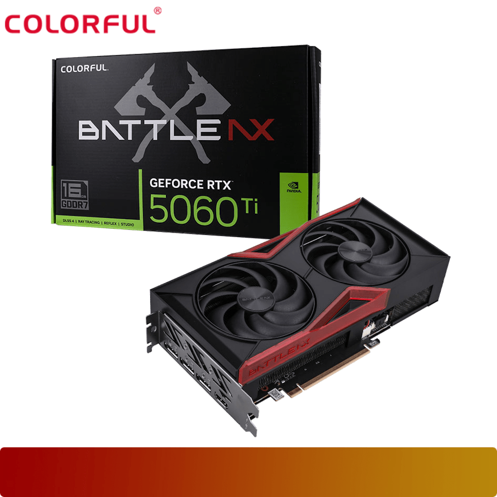 COLORFUL GeForce RTX 5060 Ti Battle AX DUO 16GB-V-1-Nano Komputer