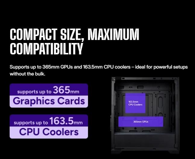COOLER MASTER Elite 302 | Mini - ITX High Airflow Mini Tower PC Case - 6 - Nano Komputer