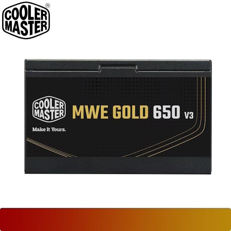 COOLER MASTER MWE Gold 650 V3 ATX 3.1 | PSU 650W 80+ Gold Non Modular - 3 - Nano Komputer