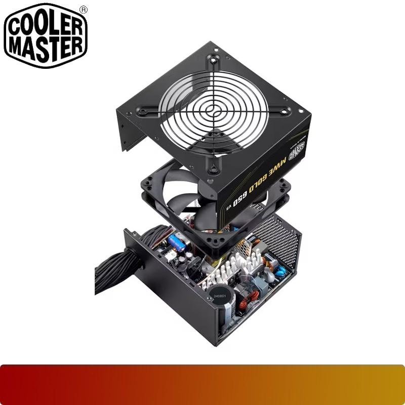 COOLER MASTER MWE Gold 650 V3 ATX 3.1 | PSU 650W 80+ Gold Non Modular - 7 - Nano Komputer