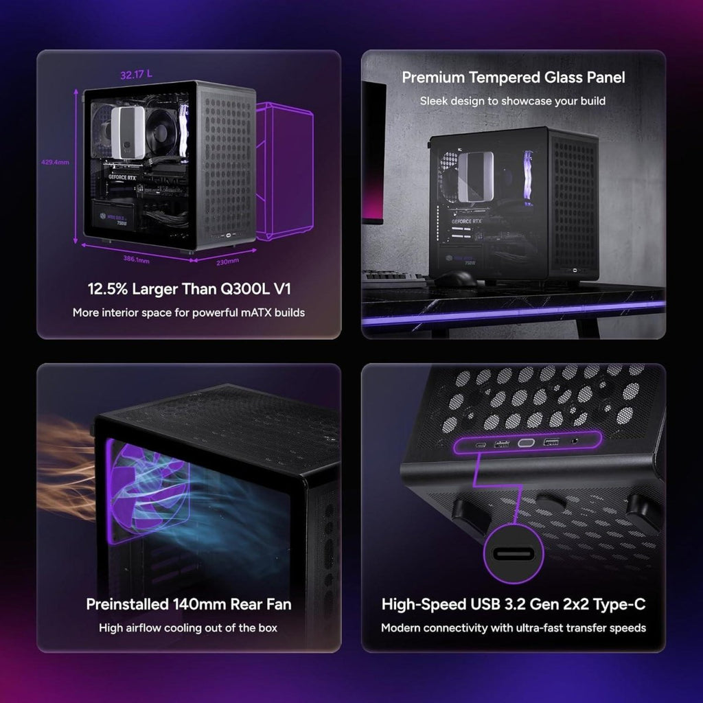 COOLER MASTER Q300L V3-6-Nano Komputer