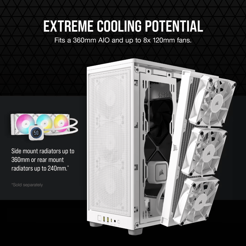 CORSAIR 2000D AIRFLOW Mini-ITX PC Case-7-Nano Komputer